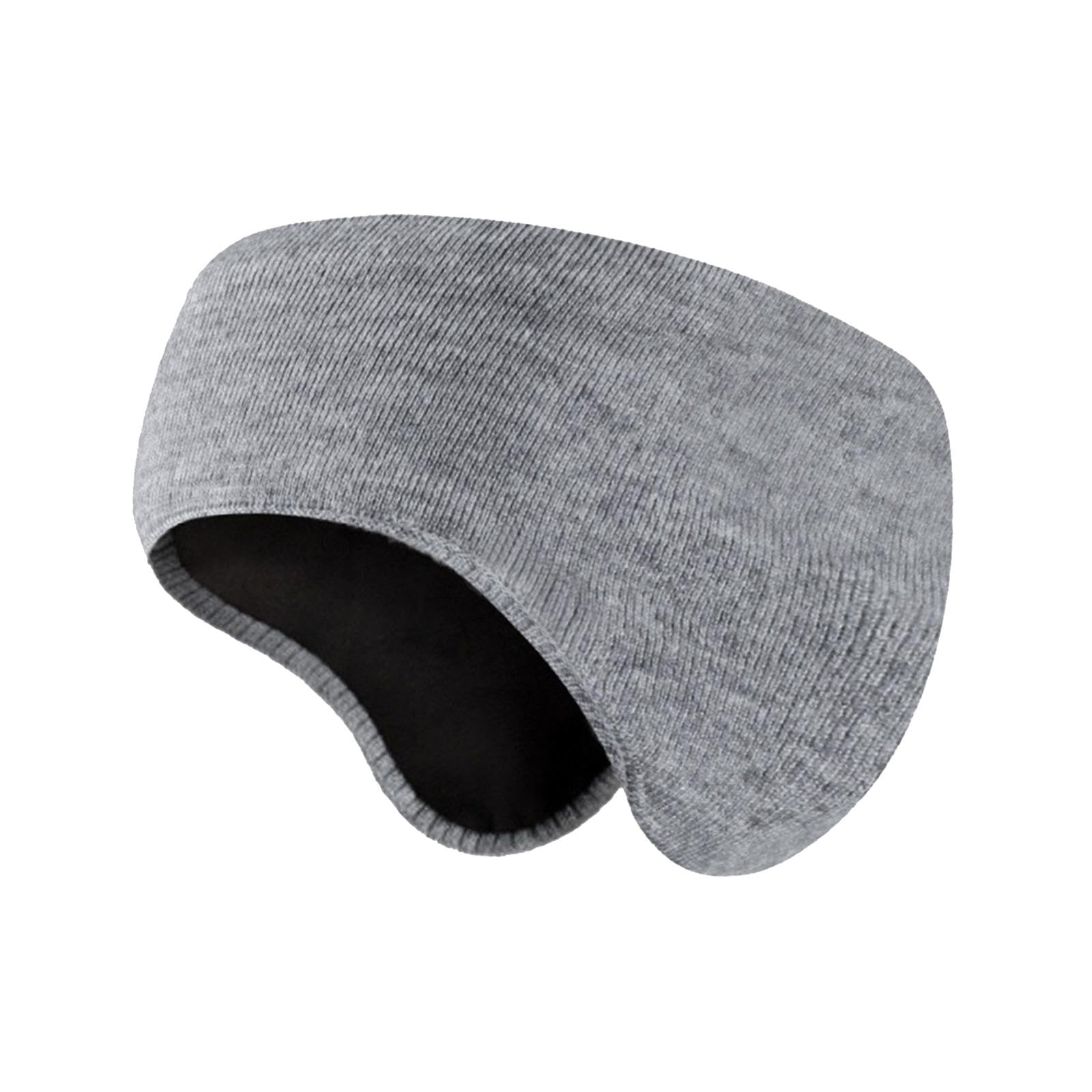 Fleece Ear Warmers for Adults Soft Winter Earmuffs for Hiking Cycling Skiing Gray-image-24