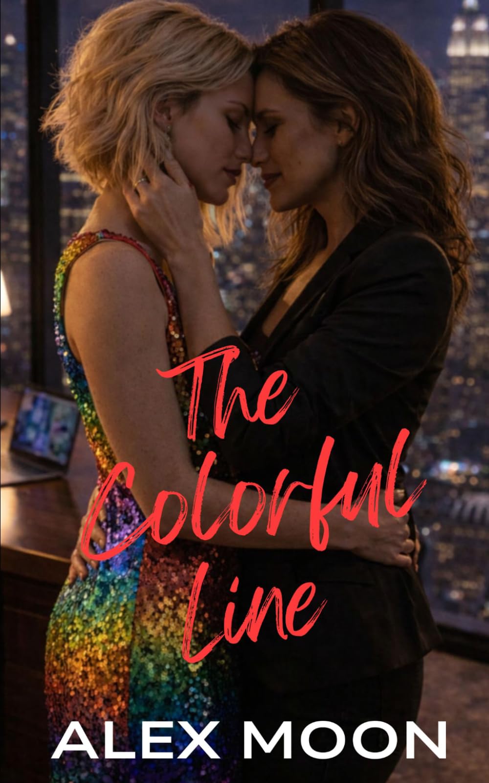 The Colorful Line: A Steamy Lesbian/Sapphic Age Gap Romance (Forever with Her)