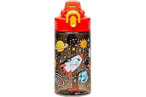 Zak Designs Sage Water Bottle with Pop-Up Spout Cover
