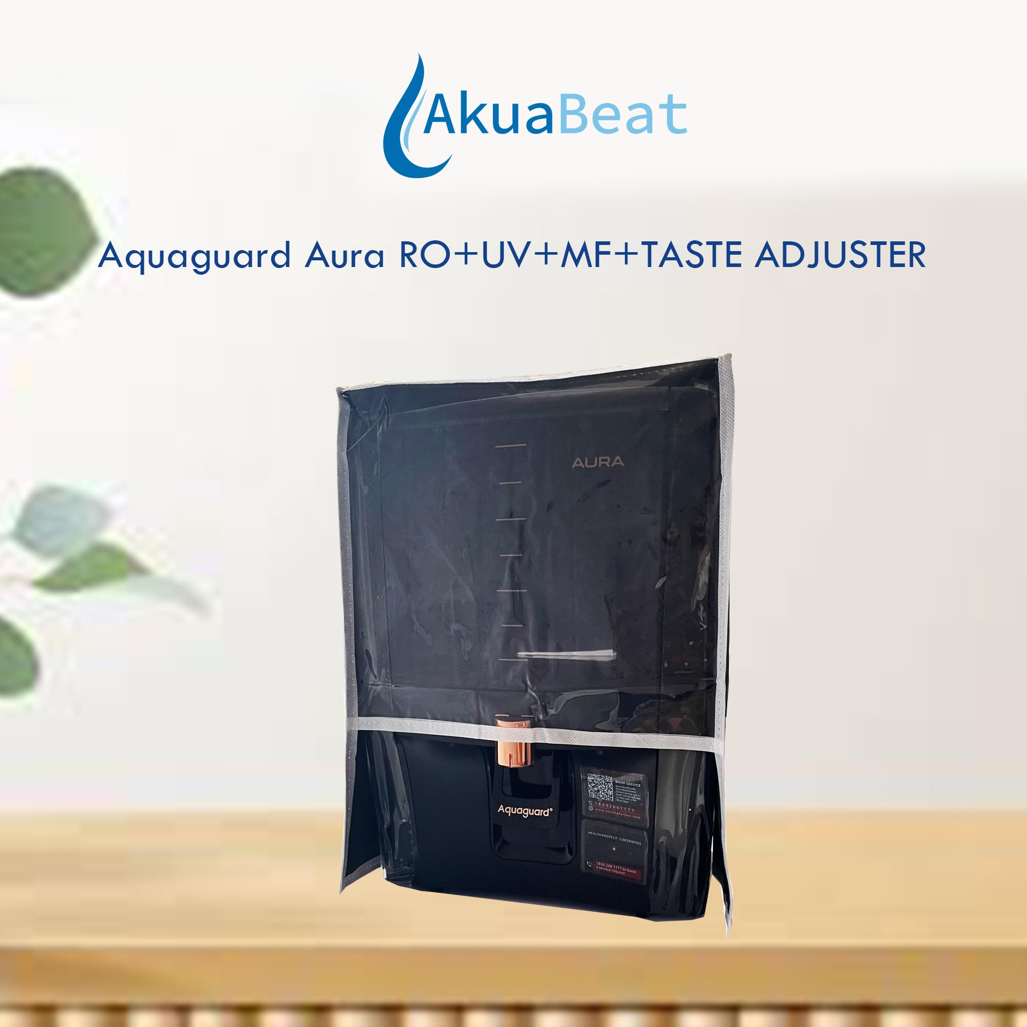 AkuaBeat Polyvinyl Chloride(Pvc)Body Protective Cover For Eureka Forbes Aquaguard Aura Ro+Uv+Uf With Active Copper Water Purifier 1
