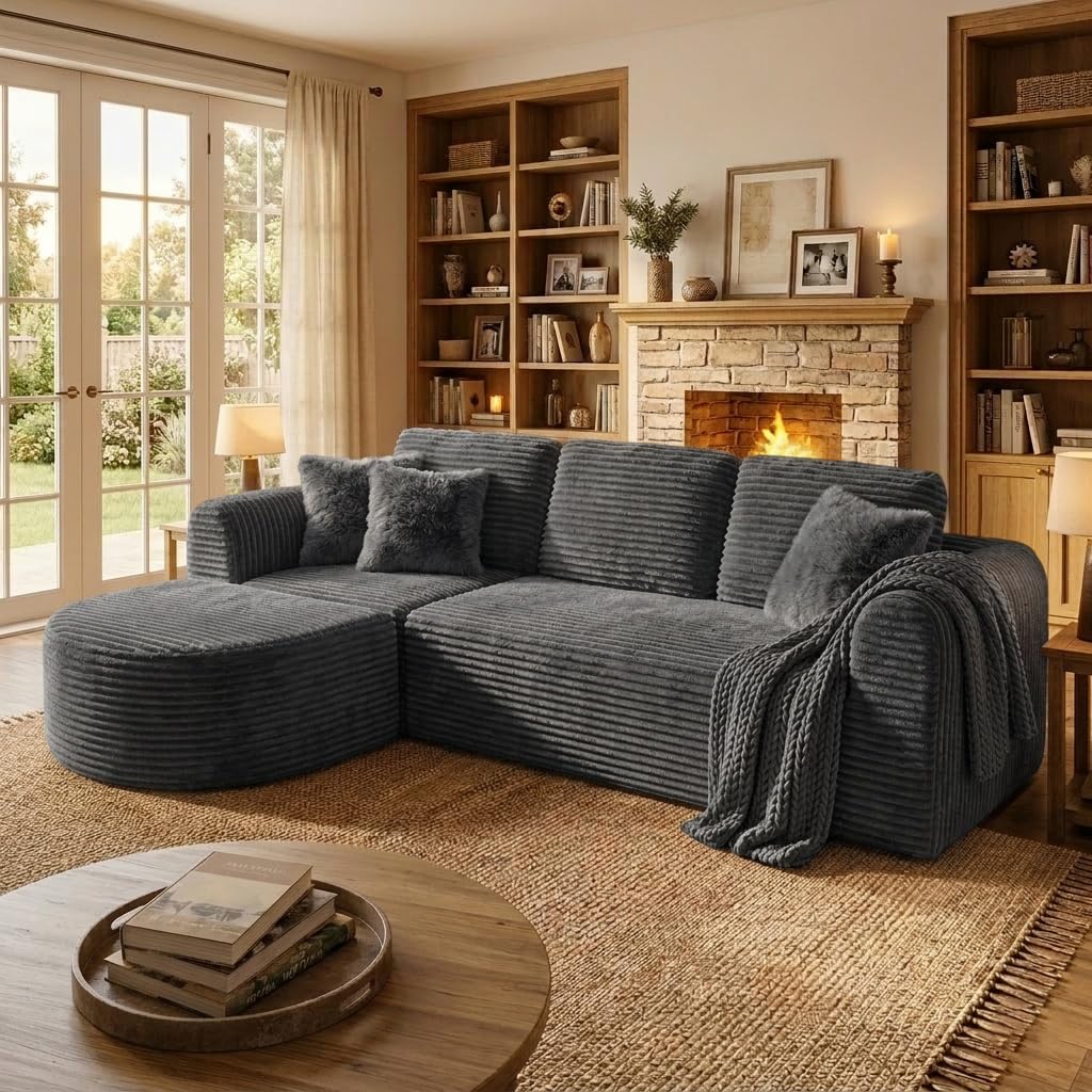 Sofayonn 108 Modular Sectional Sofa Boneless Cloud Couch