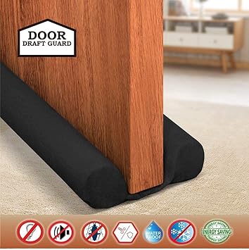XDLB Radiant Sound-Proof Reduce Noise Energy Saving Weather Stripping Under Door Stopper (36 inch, Brown)(Pack of 1)