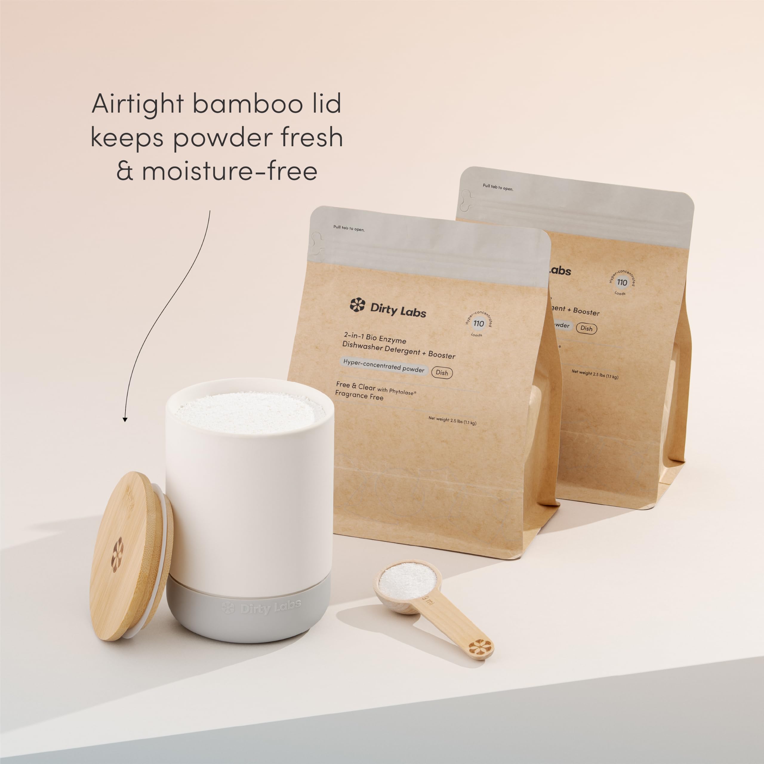 Dirty Labs Ceramic Canister - Refillable Storage -3