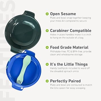 humangear GoKit Light - 5-Tool Camping Mess Kit
