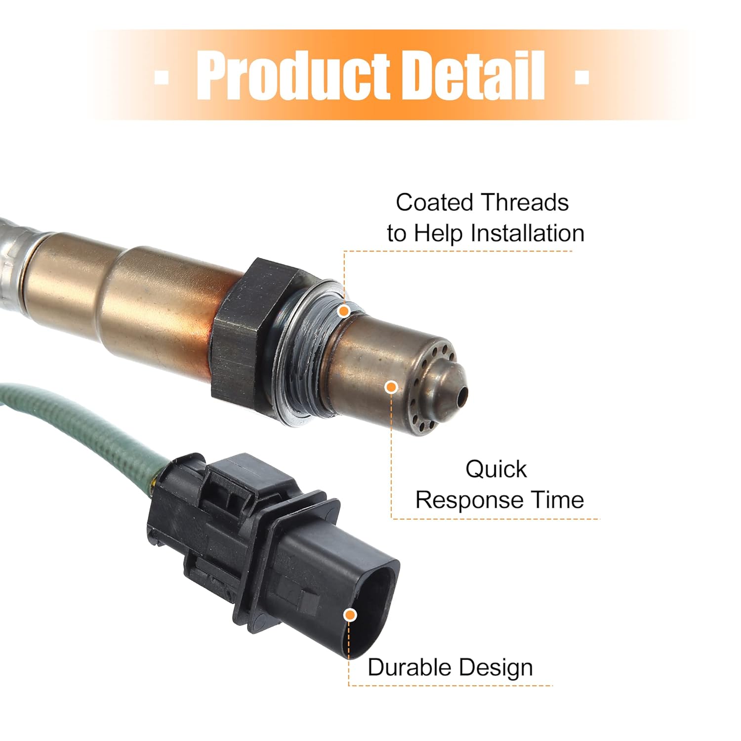 X AUTOHAUX Car Air Fuel Ratio O2 Oxygen Sensor Replace 0035427118 for Mercedes-Benz E550 2007-2009 for Mercedes-Benz C280 C350 E350