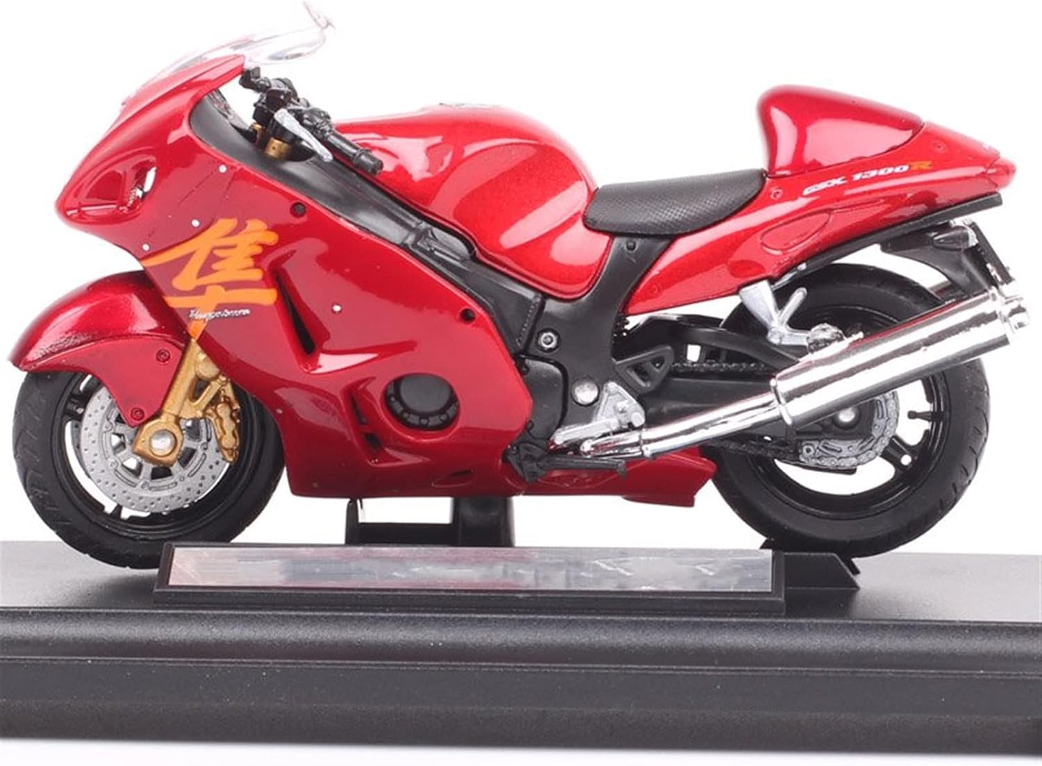 HTASFCI Motorcycle Model for Suzuki GSX1300R GSX Hayabusa 1:18 Scale Motorcycle Model Model and Locomotive Car Sport Bike Red Thumbnail Collectibles