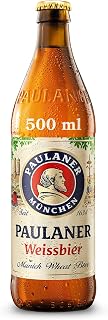Paulaner Hefe Weizen Natural Wheat Beer, 500ml