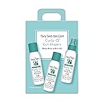 Fairy Tales Curly Q Hydrating Kids Shampoo, Conditioner, and Styling Spray Gel -Travel Kit- Paraben, Sulfate, Gluten, and Nut Free - For All Curl Types Including Multi Cultural Hair - 3.3oz (3 Pack)