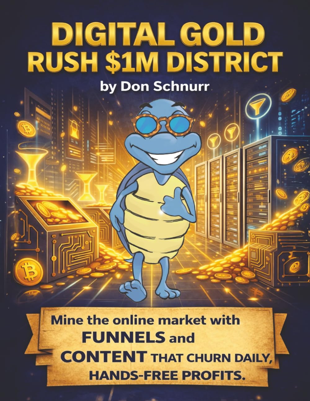 Digital Gold Rush $1M District: Funnels and Content That Churn Million-Dollar Profits (Blue Tortoise)