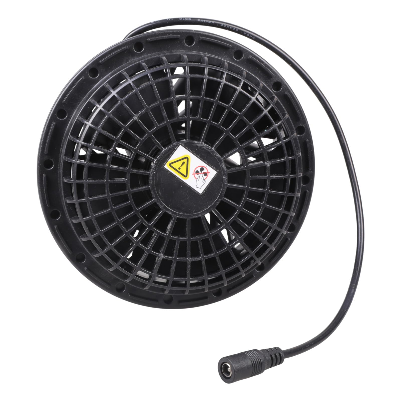Buxuaaaa Black Duct Fan 6500Rpm For Hvac Airflows Enhancement In Small Spaces, Quiet Ventilation In Grow Areas & Workshops Double Ball Bearing Blower