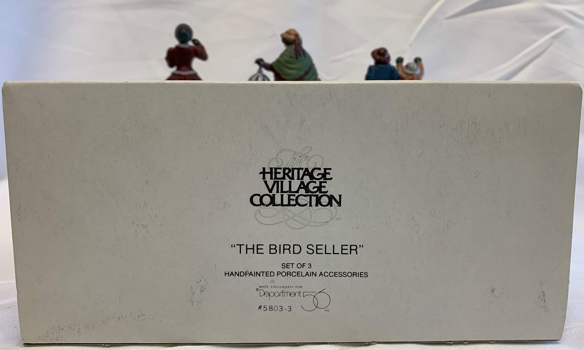 Amazon.com: Department 56 Accessory THE BIRD SELLER Porcelain