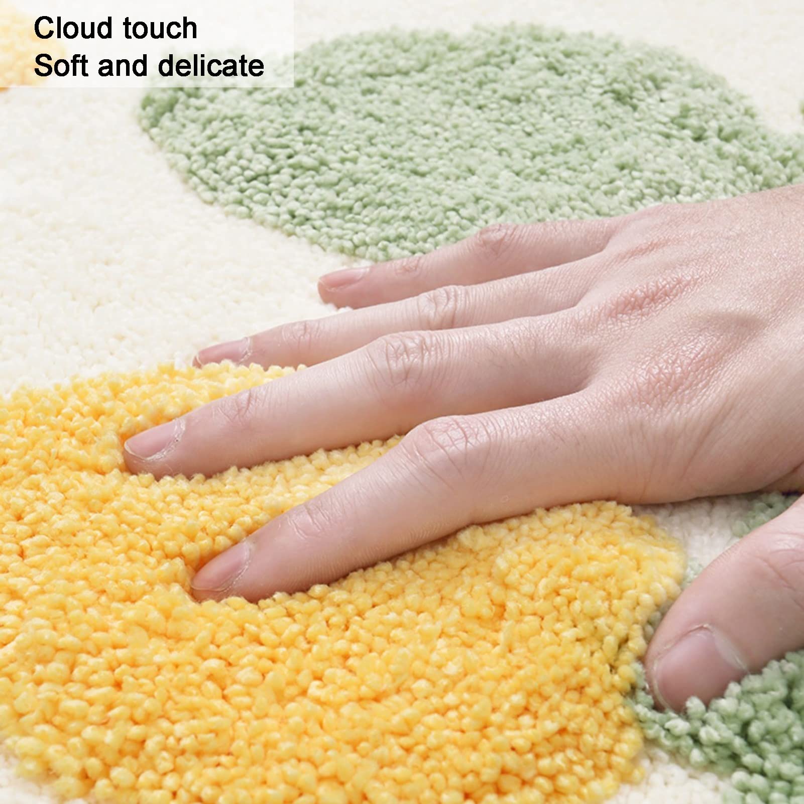 Alfombrilla de baño antideslizante para baño, alfombra de ducha antideslizante que absorbe la humedad, alfombra de baño agradable al tacto, tapete de baño para hotel, 4 colores