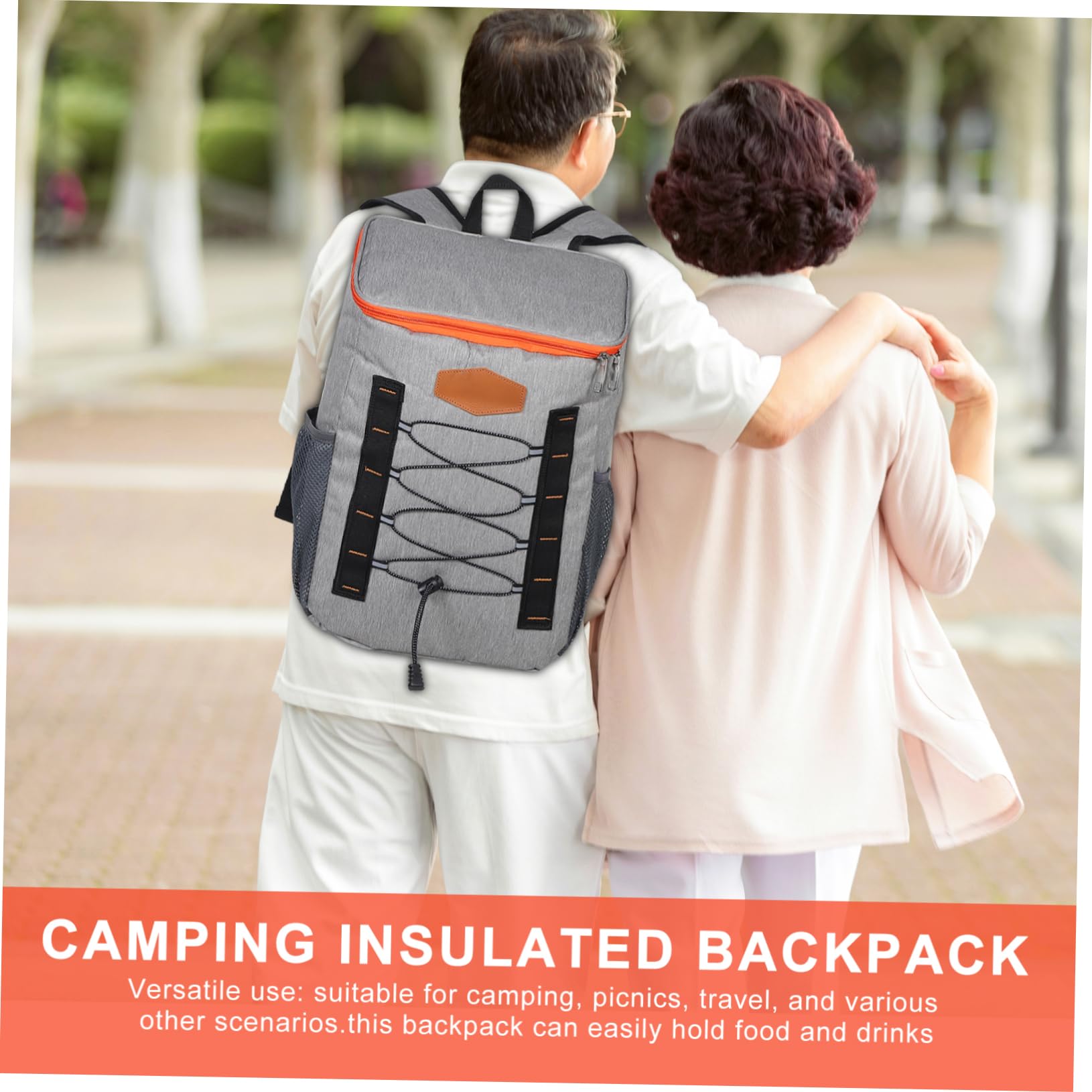 POPETPOP Zaino Refrigerato Capacità Ampia per Picnic e Campeggio Mantiene Cibo e Bevande Temperatura Ottimale Design Ergonomico e Versatile