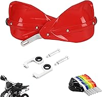 Vista 1 de PowerMotor Paramanos para motocicleta, protectores de mano universales con barra de cepillo de aluminio para motocicletas Pit Bikes, accesorios