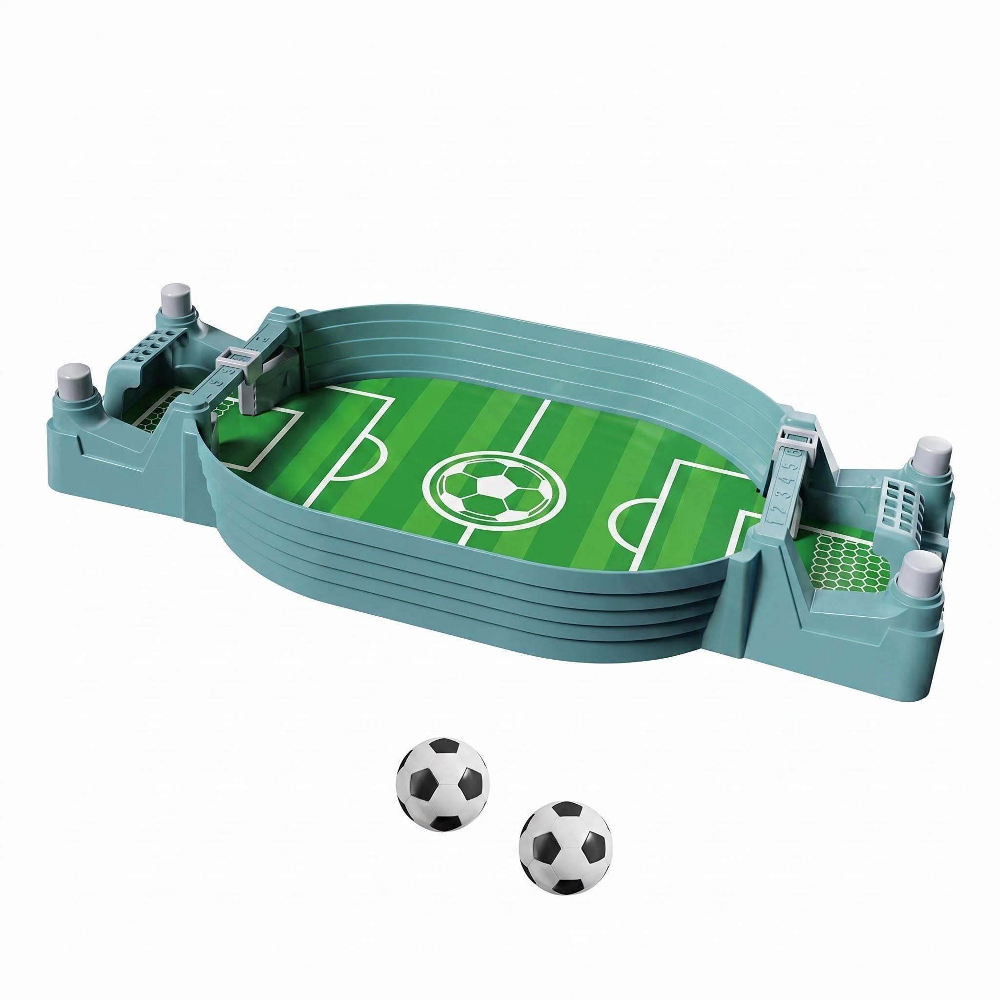 Mini Foosball Table Game for Kids,Football Table Game,Soccer Table Top Football Desktop Sport Foosball Game for Girl Boy, Indoor Outdoor Family Game for Adult Kid Birthday Gift (Blue)