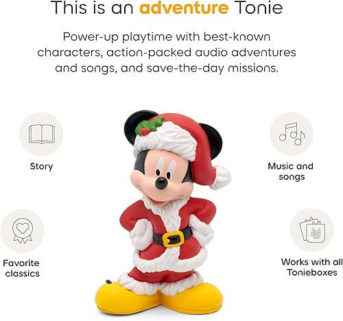 Miniatura 4 de Tonies Figura navideña de juguete de audio de Mickey Mouse de Disney en todo el mundo