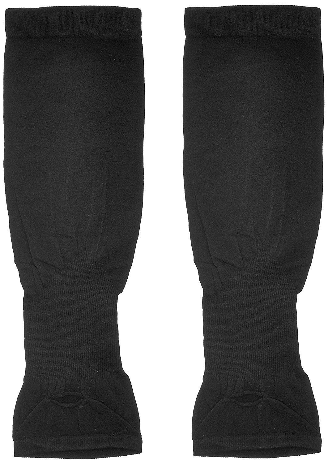 QUEERY Men's Sports Arm Sleeves (Black, Pack of 1 Pair)