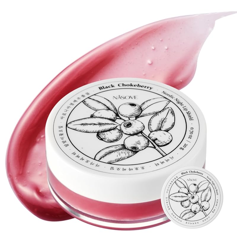 NÅSOVE Manteiga labial noturna com extrato de aronia, fragrância de bergamota, 20 g