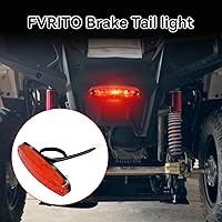 Vista 7 de FVRITO Luz trasera de freno LED de 12V para 50cc 70cc 90cc 110cc 125cc Taotao 110B Boulder B1 Coolster 3050C Vitacci HAWK Peace Roketa Sunl BMS
