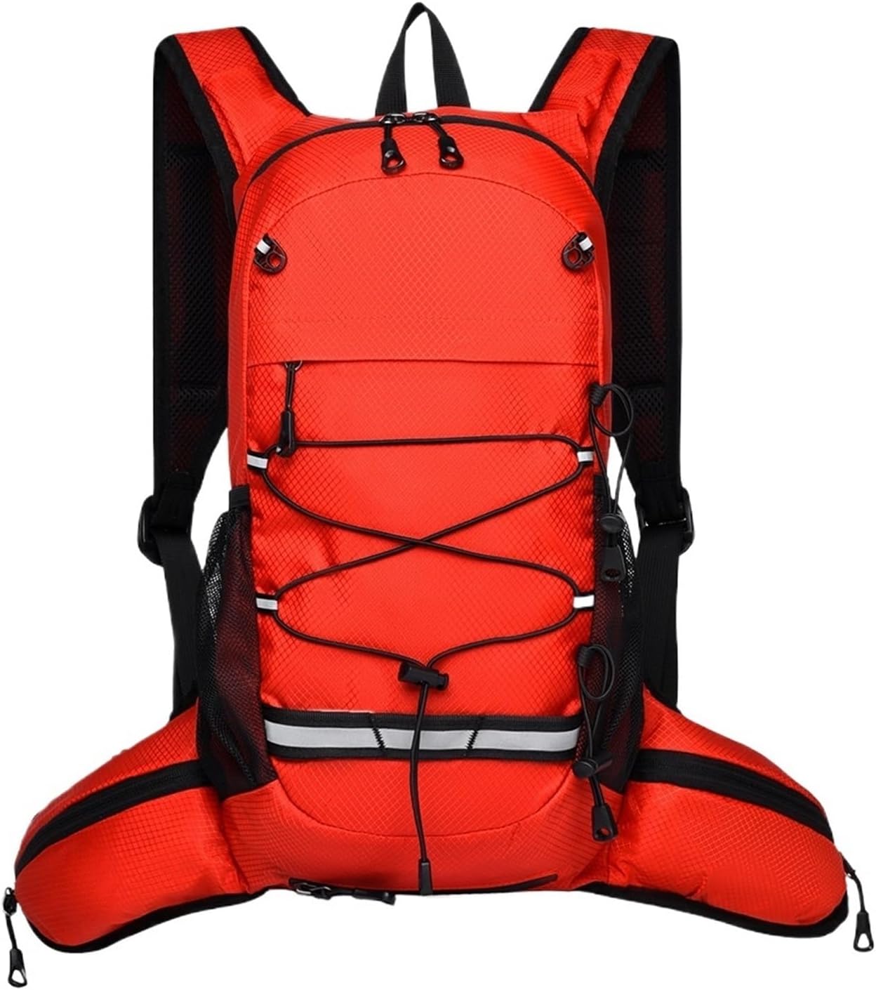 Outdoor Cycling Backpack Portable Waterproof Bicycle Bags Sports Climbing Hiking Pouch Road Bike Hydration(RED COLOR)