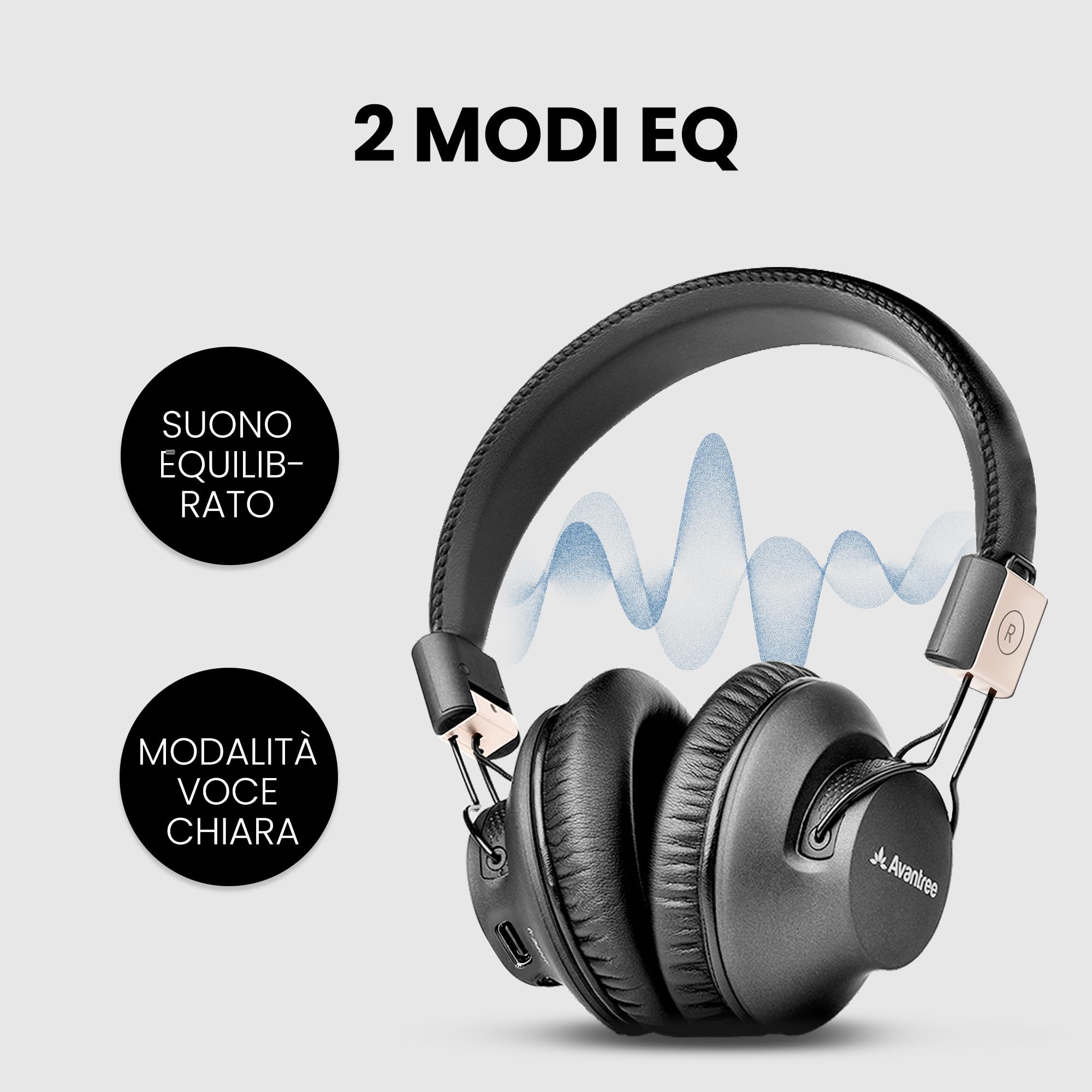 Avantree Quartet 2 - Sistema di Ascolto di Gruppo wireless compatibile con Bluetooth per TV, chiesa, Silent Disco, aula, studio con bassa latenza e voci chiare - Collega più cuffie a telefono, PC, TV