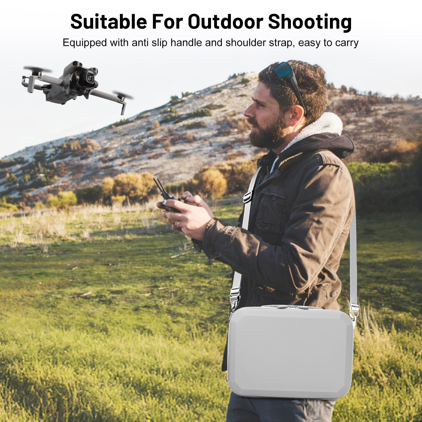 Sac pour DJI Mini 5 Pro/Lito X1/Lito 1, Étui de Transport pour DJI Mini 5 Pro Fly More Combo Accessoire, Valise pour RC 2/RC-N3 Contrôleur, pour Drone Rangement