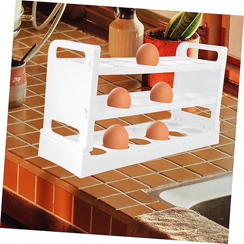 Miniatura 9 de NUOBESTY Organizador de huevos para puerta de nevera, soporte para huevos, almacenamiento de cocina, duradero, material para mascotas, ahorro de