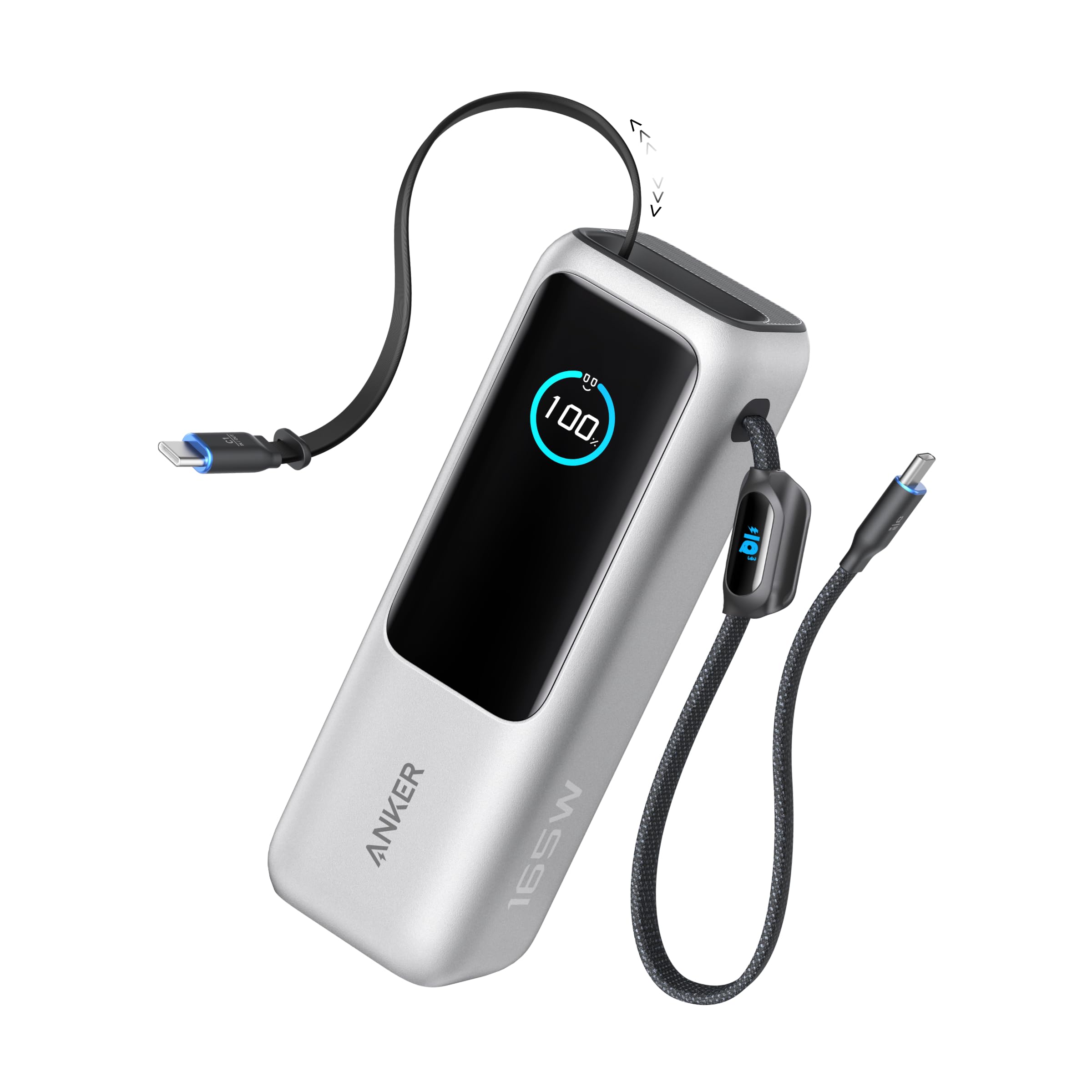 Anker Zolo 25.000 mAh Power Bank, 165W, Taşınabilir Şarj Cihazı