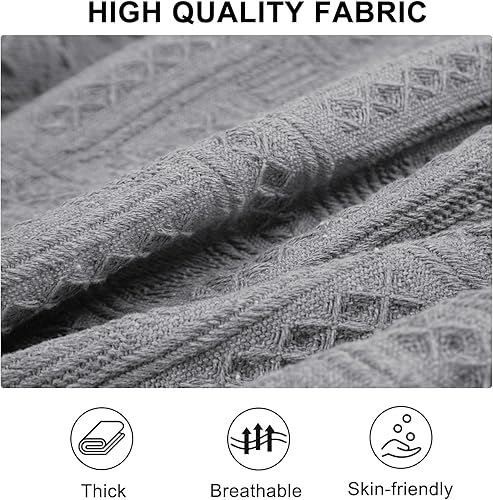 Miniatura 6 de Fundas de sofá modular para sofá modular en forma de L, 2 piezas, fundas de sofá para mascotas y perros, protector de muebles (gris oscuro, XXL)