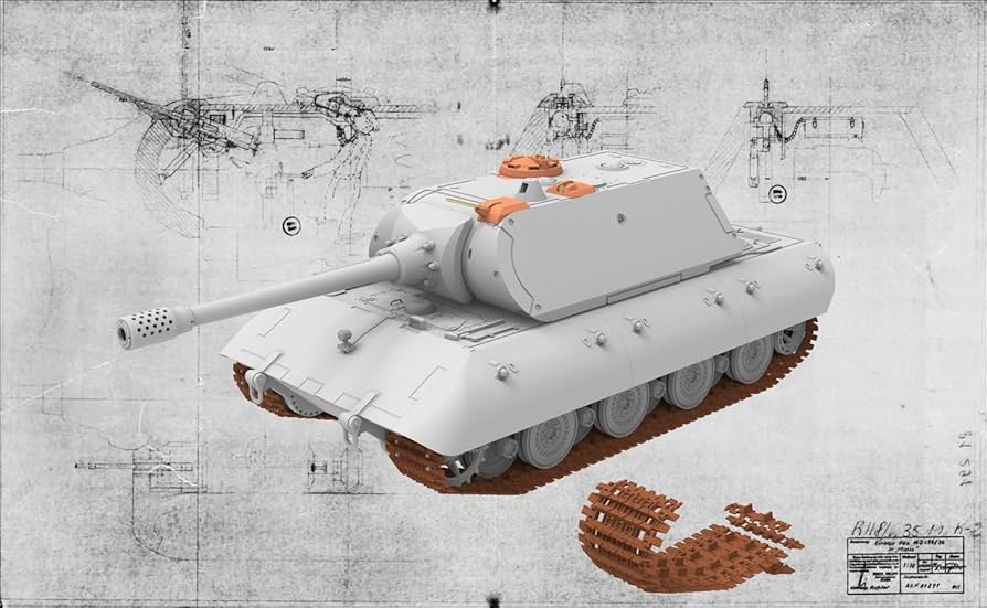 Amazon | アミュージングホビー 1/35 ドイツ E-100 超重戦車