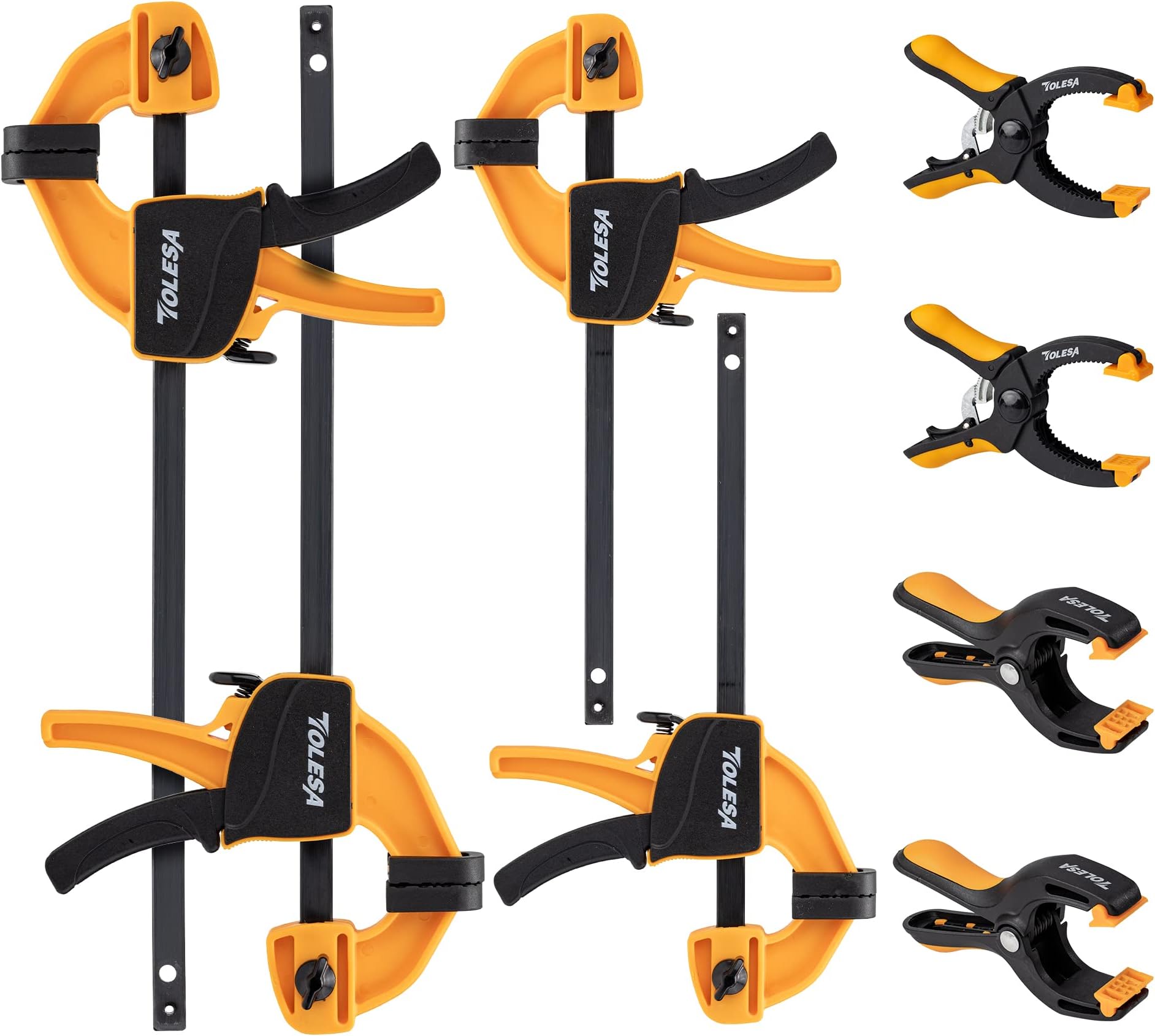 DMoose Fitness Lot de 2 pinces pour haltères olympiques de 5,1 cm et 2,5 cm – Pinces à dégagement rapide avec doublure antidérapante en TPR – Colliers d'haltères pour l'haltérophilie et