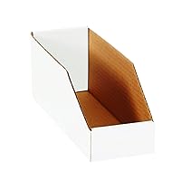 Vista 10 de Box USA BBINBIN29K Cajas de contenedores de tapa abierta, 2" x 9" x 4-1/2", kraft (paquete de 25)