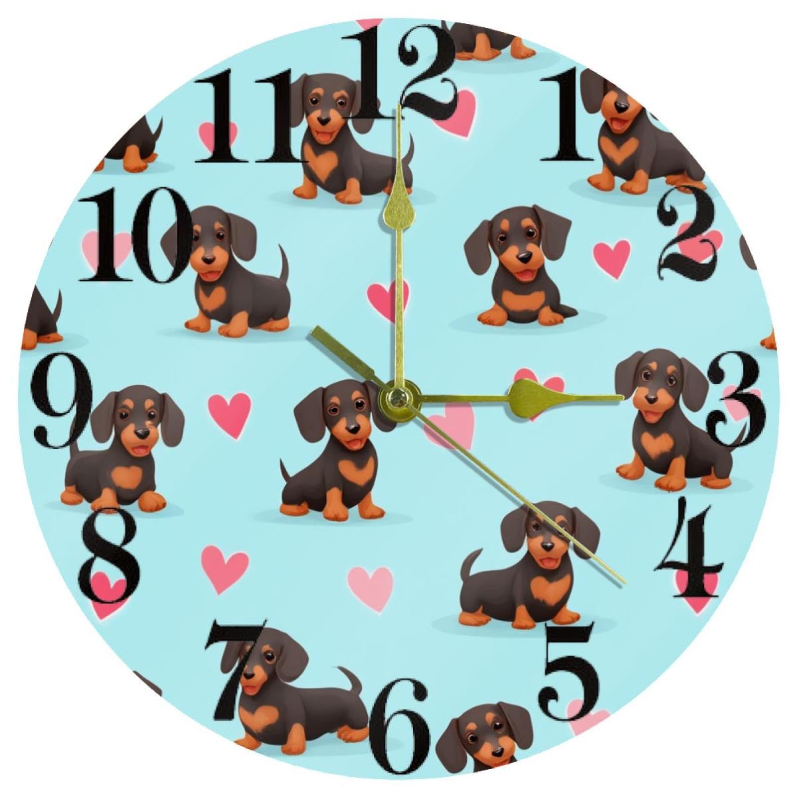 Horloge murale ronde à quartz pour cuisine et maison moderne