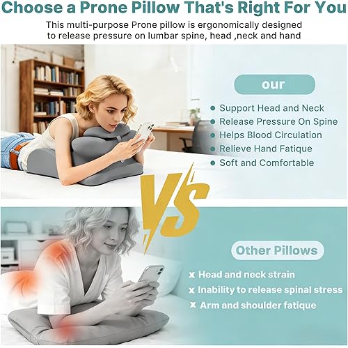 Miniatura 7 de Almohadas de 27 en ángulo de posición perfecta para parejas, posición perfecta al instante, cojín de espuma viscoelástica para apoyo de intimidad y