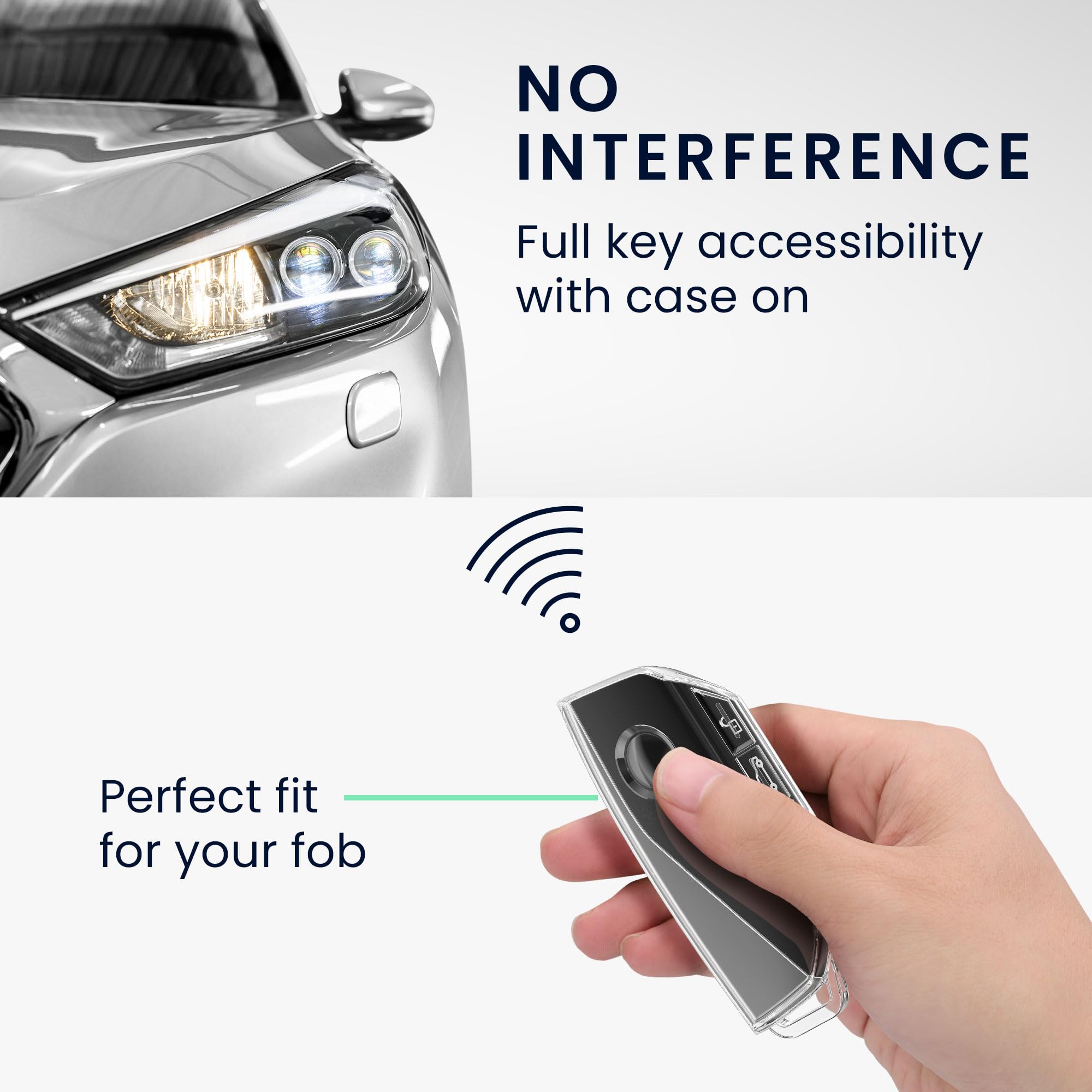 Housse De Clé De Voiture Kwmobile Compatible Avec BMW 4 Boutons X7 X1 U11 IX Ix1 Série