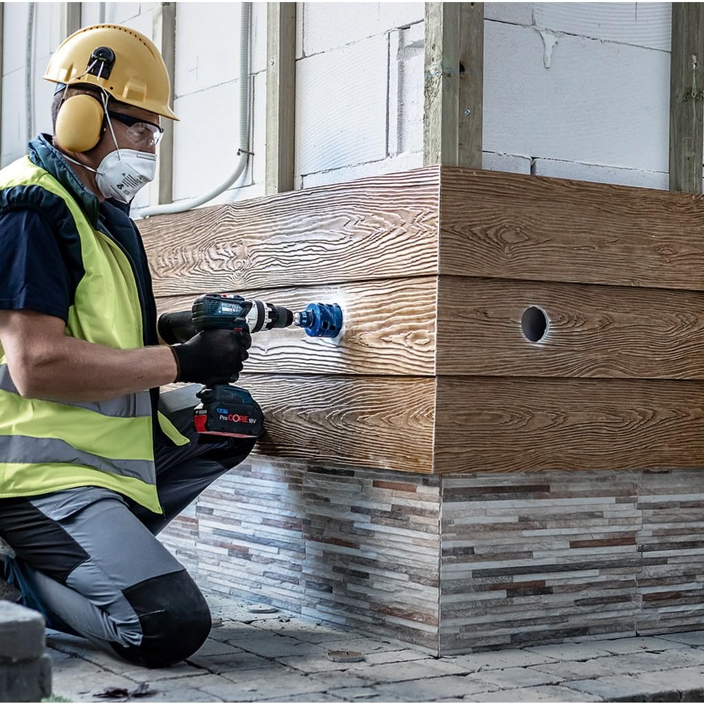 Bosch Professional 9 uds. Set de Sierra de Corona Expert Tough Material (para Madera con metal, Ø 22-68 mm, Accesorios Taladro de impacto rotativo)