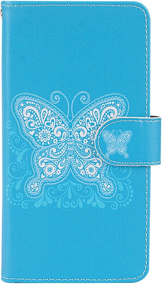 UrSpeedtekLive iPhone 6S Plus Case, iPhone 6 Plus Case, Premium PU Leather Flip Wallet Case Cover with Card Slots Holder & Stand for Apple iPhone 6s Plus/6 Plus, White Butterfly