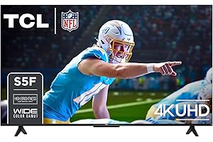 TCL 50-Inch 50S551F, S5 UHD 4K LED Smart TV with Fire TV – 2024 Model