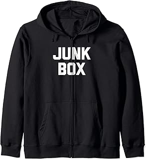 Junkbox - Funny Saying Party Drinking Vaping Drunk Smoking Zip Hoodie