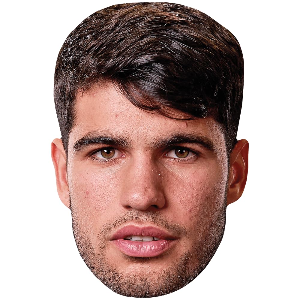 Carlos Alcaraz Garfia (Stubble) Big Head. Larger than life mask.