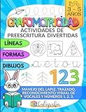 Cuaderno de actividades de preescritura divertidas para niños de 3 4 5 años&colon; Libro de grafomotricidad y caligrafia infantil&period; Cuaderno para aprender a &period;&period;&period; para Niños &lpar;PREESCRITURA&rpar;&rpar; &lpar;Spanish Edition&rpar;
