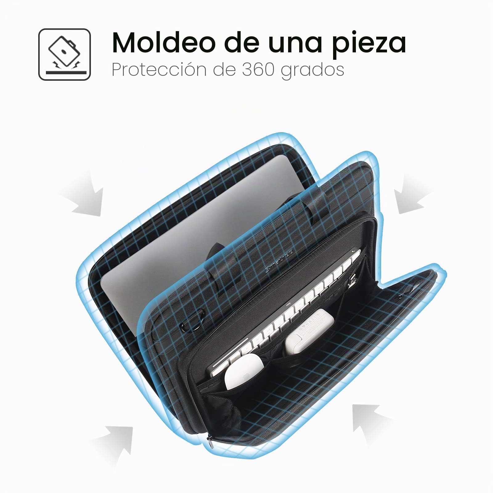 Smatree Maletín rígido para portátil de 16 pulgadas, funda de transporte compatible con Samsung Galaxy Book3, Book3 Pro