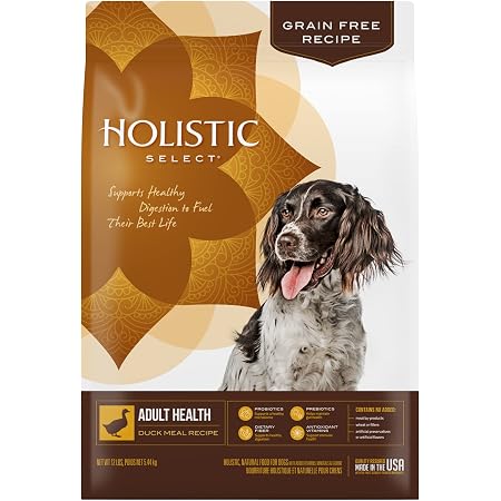 Amazon.com: Holistic Select Natural Grain Free Dry Dog Food, Weight ...
