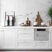 Vista 85 de 5 Pack Matte Black Cabinet Knobs - Kitchen Cabinet Knobs Black Cabinet Pulls for Kitchen Cabinet Drawer Stainless Steel Dresser Knobs for Cabinet