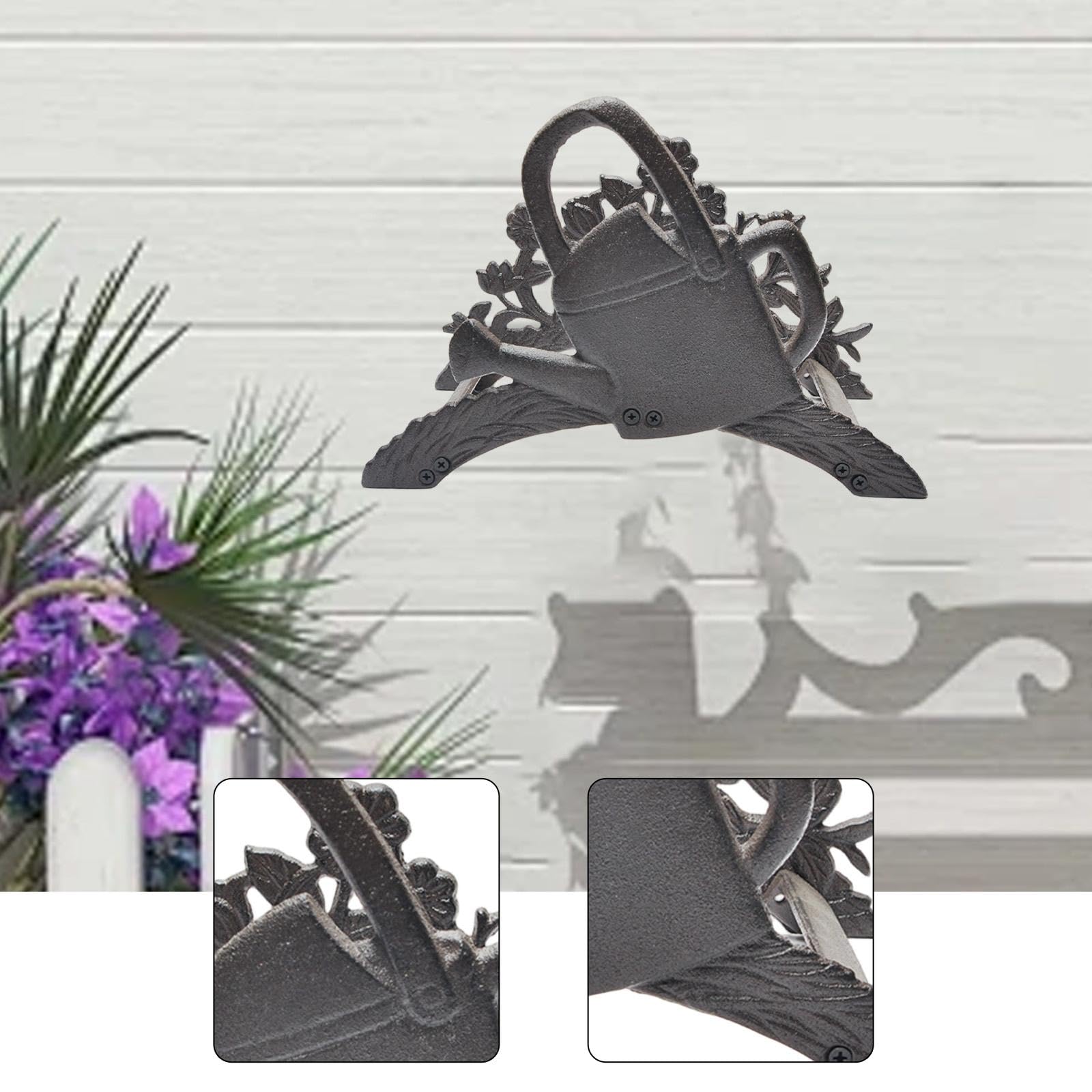 Gartenschlauchhalter zur Wandmontage, Retro-Design, tragbarer Schlauchaufroller, Wanddekoration für Garten, Terrasse, Wasserkocher