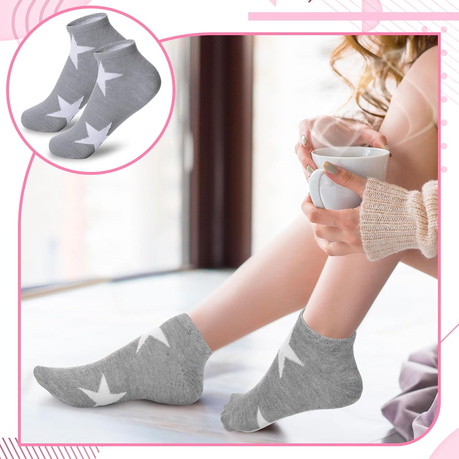 Handepo 100 Pairs Low Cut Ankle Socks for Women, Bulk No Show Breathable Socks for Everyday Casual Wear, Walking, Work - Image 6