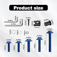 Vista 16 de 177 Pcs Red Fairing Bolt Kit M5 M6 Motorcycle Windscreen Screws Compatible Aluminum Fasteners for Motorcycle Fairing Screws Fairing Bolts Nut Clips