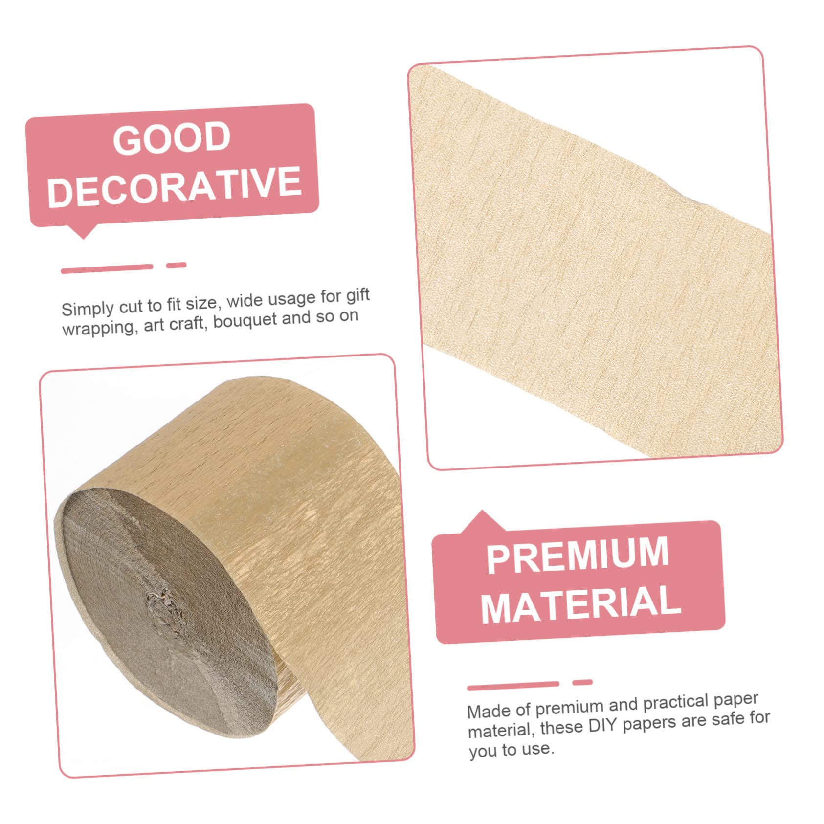 SEWACC 32rouleaux Papier Crépon Décorations Pour Anniversaire Mariage Et Fêtes Accessoires De Fête Papier à Découper Tordre