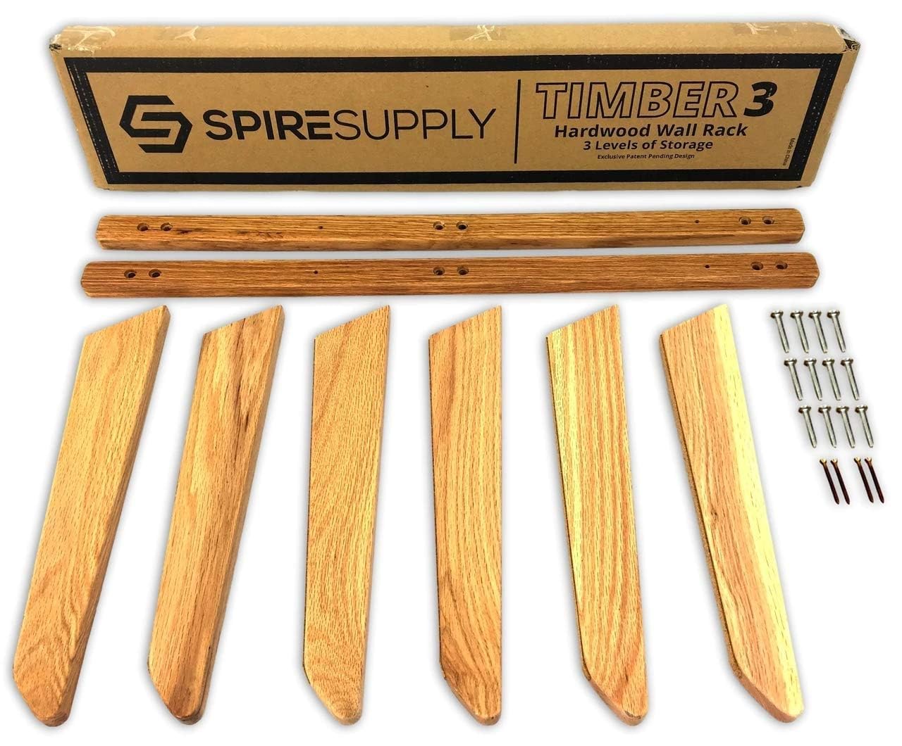 StoreYourBoard Support mural vertical en bois pour 6 planches de surf, maison et garage