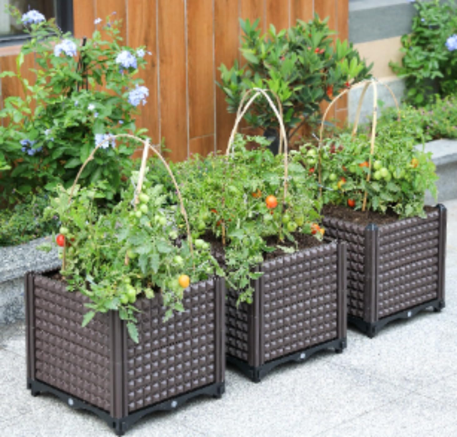 ミックス ガーデン ボックス プランター ボックス プラスチック